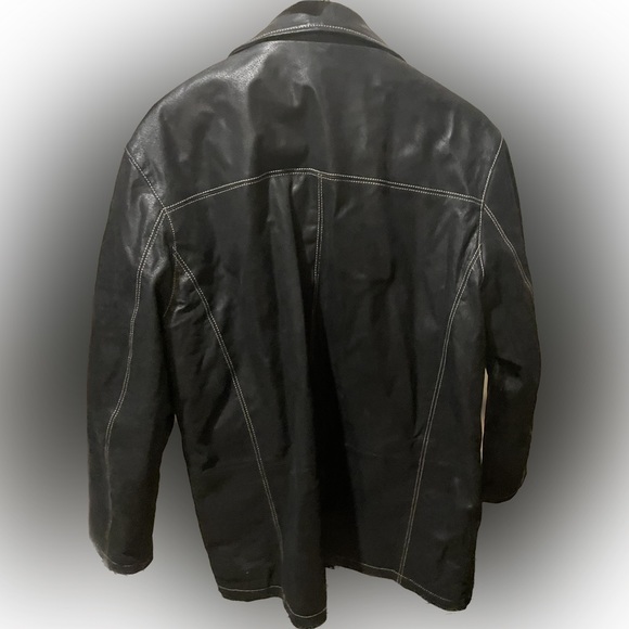 Men’s Sly & Co 100% Genuine Leather Jacket - Picture 2 of 6